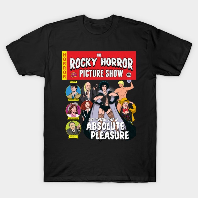 Rocky Horror Picture Show Comic Book T-Shirt by Artbycheyne